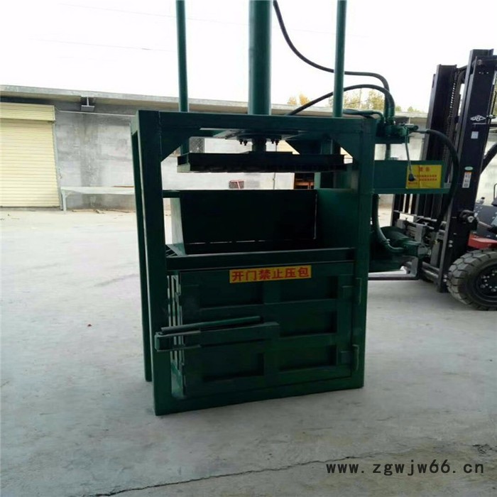 棉絮边角料 桑树叶液压打包机 矿泉水瓶压包机 旧弹簧压扁机图5