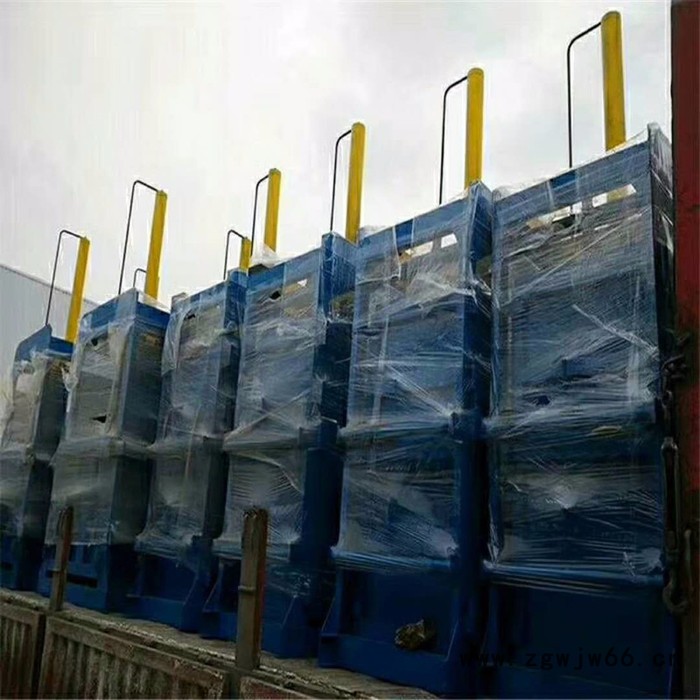 棉絮边角料 桑树叶液压打包机 矿泉水瓶压包机 旧弹簧压扁机图4