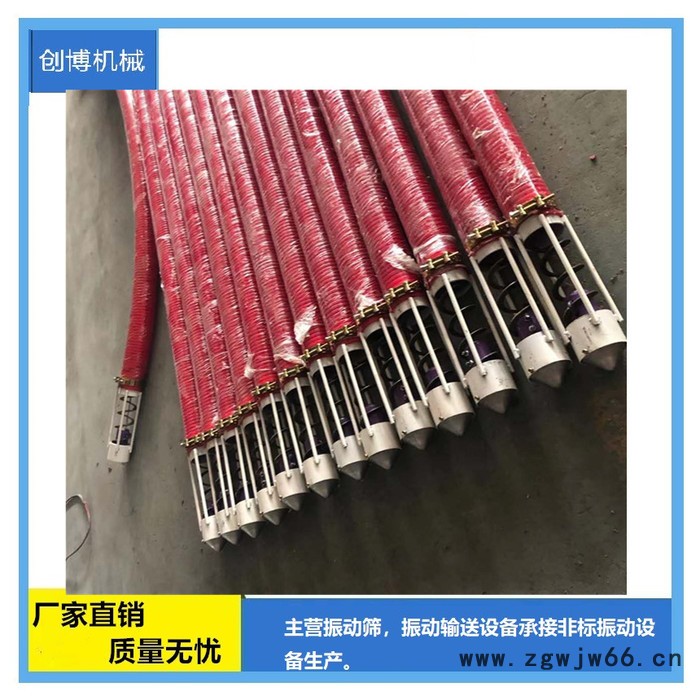 创博机械3.5寸吸粮机拜泉县车载软管吸粮机 自动上料机提升机 螺旋绞龙输送机 弹簧叶片吸粮管价格图3