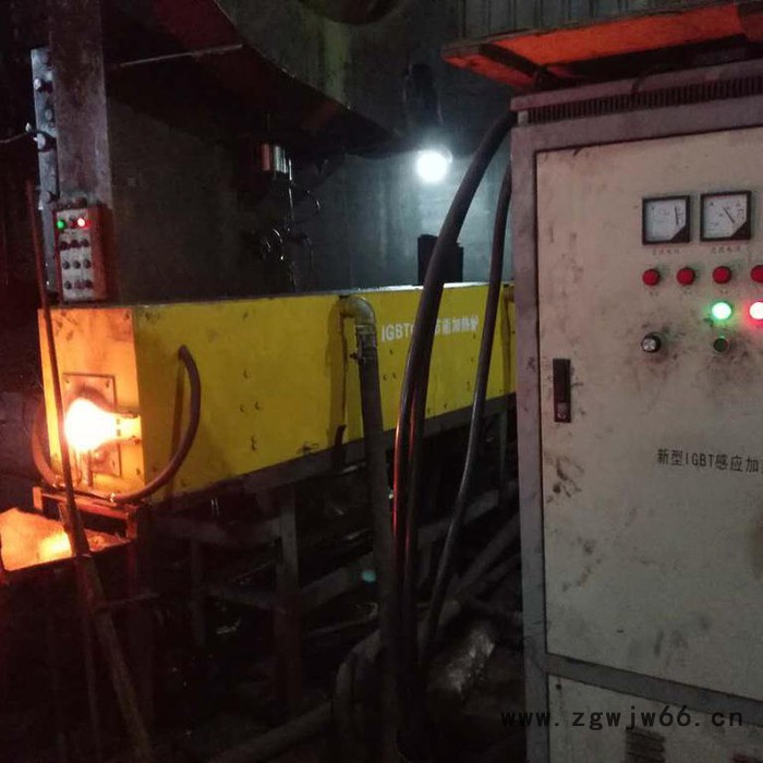 汽车钢板弹簧(板簧)卷耳加热设备 板簧卷耳高加热设备 板簧卷耳超音频加热设备 河南德胜图3