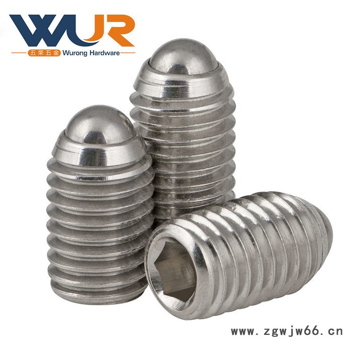 304不锈钢波珠螺丝 内六角波珠螺丝 M3-M12弹簧球头柱塞定位珠图2