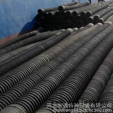 宇通 **专业吸粮机橡胶软管 玉米弹簧吸粮机胶管 高耐磨吸粮食用胶管 法兰式大口径排吸泥橡胶软管图8