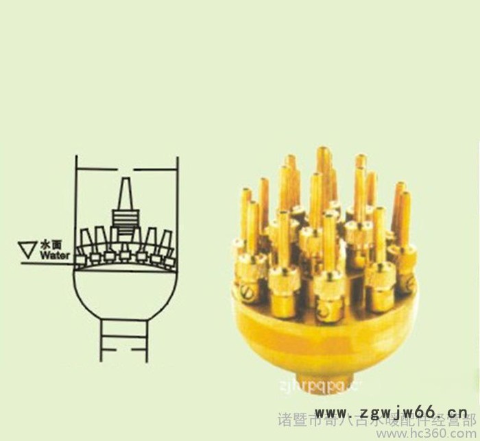 可调三层花喷头(喷泉喷头）  直销图2
