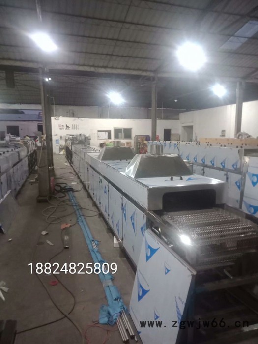 不锈钢泵头弹簧清洗机 空调电容配件超声波除油清洗线 佛山超声波清洗烘干机