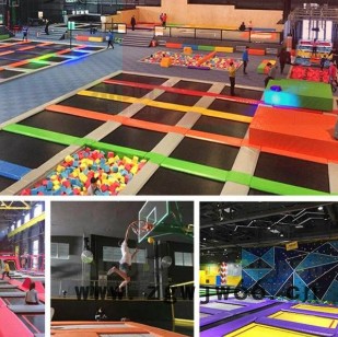 保定益瑞游乐设备有限公司郑州生产厂家 pp黑色蹦面 专业体训蹦面 彩色蹦面 各种弹簧 三角勾图5