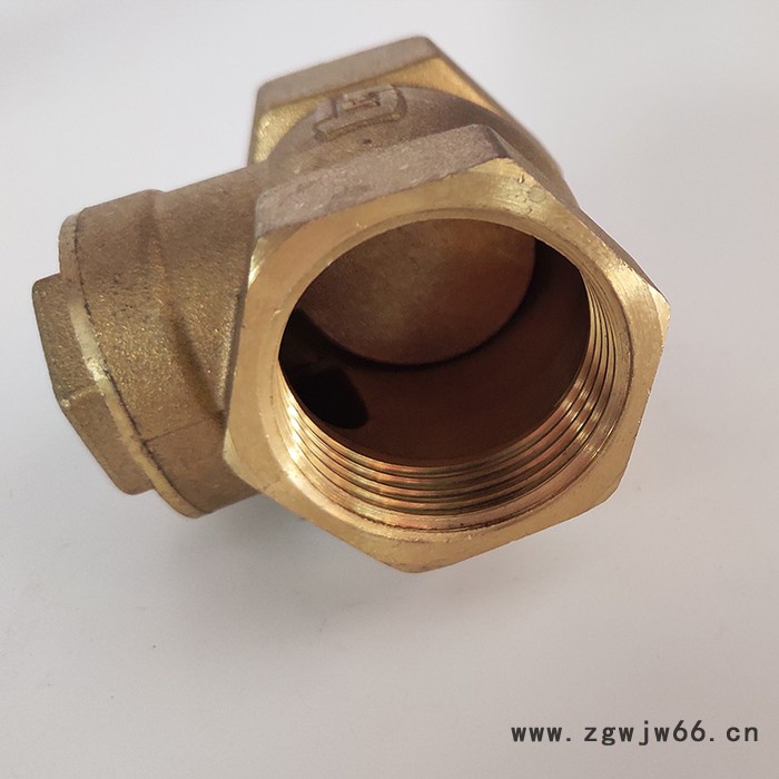 供应铜止回阀 止回阀立式卧式止回阀表前止回阀内螺纹弹簧铜芯逆止阀单向防倒流阀批发量大从优图6
