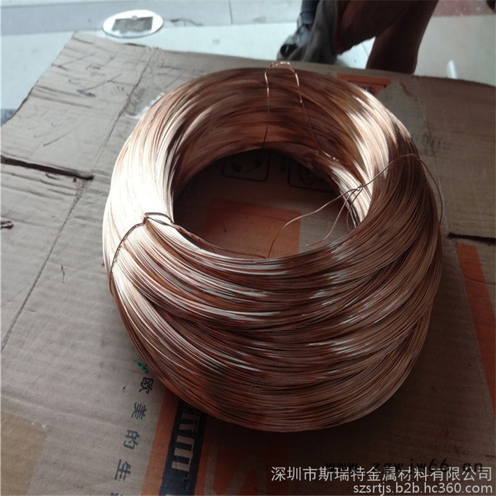 进口铍铜线qbe1.9铍青铜线高强度铍铜丝qbe2铍铜线厂家弹簧铍铜线图4