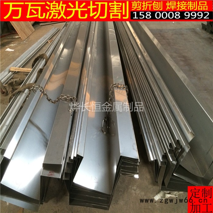 不锈钢地弹簧门定做定制 装饰工程 天花背景墙包边收边踢脚线条图3