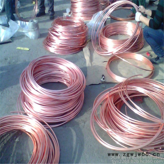 现货供应 410A铜管 制冷铜管 T2紫铜管 地暖用铜管 蚊香型盘管 毛细铜管 马蹄形铜管折弯加工 弹簧型铜管 铜管厂家图4