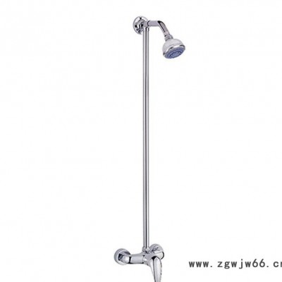 空气增压节水喷头 明装入墙式花洒头 单淋浴顶喷头 明装喷头套装