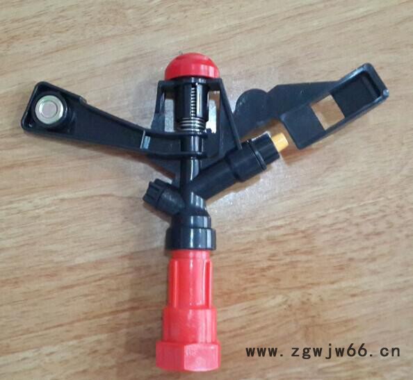 6分DN20塑料可控角摇臂喷头 草坪喷灌喷头 园艺灌溉喷头红图2