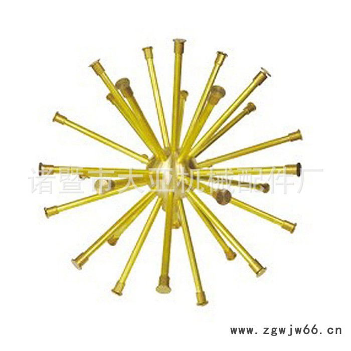 厂家长期带铜管加厚款全铜水晶球喷头**蒲公英喷头球形喷头图3