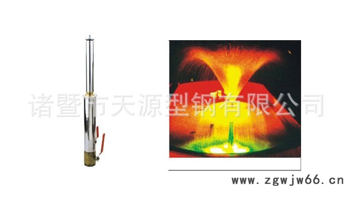 100直批不锈钢喷泉喷头 带阀叠银菇喷头 1寸不锈钢叠银菇喷图3