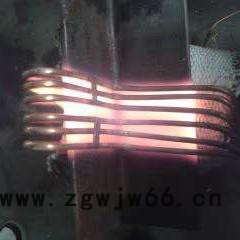 德州板簧卷耳加热设备 潍坊弹簧钢板卷耳高频加热电炉 板簧加热高频炉价格 120KW板簧卷耳超音频加热设备图2