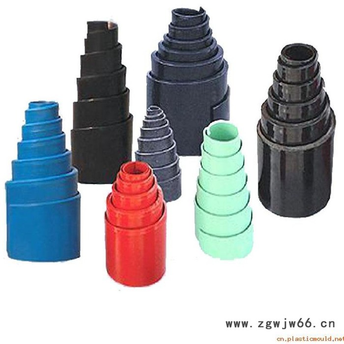 沧州宏泰定制弹簧式螺旋钢带保护套机床丝杠棱柱轴耐高温防铁屑金属伸缩防护罩等图5