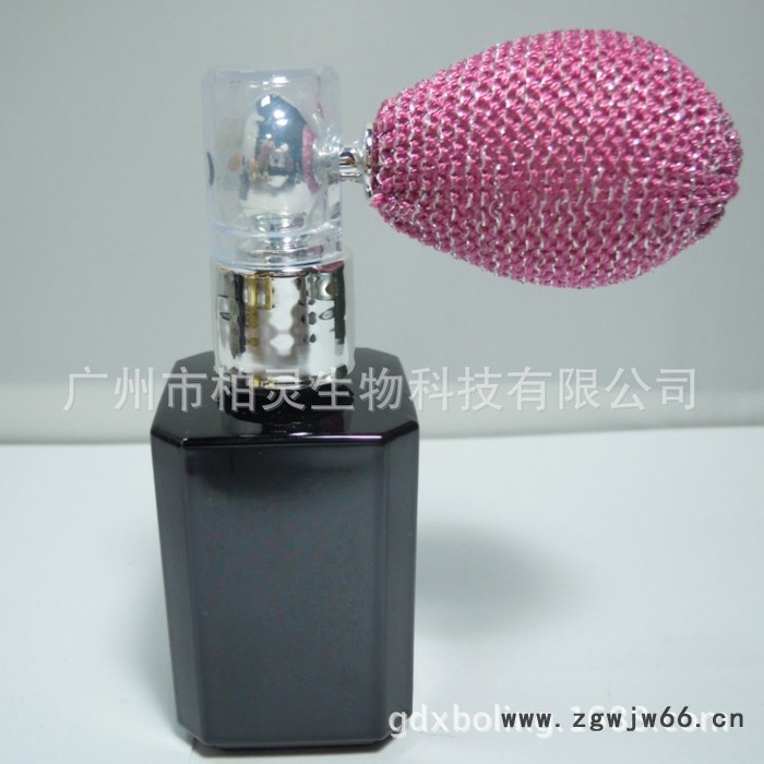 直销直销散粉气囊喷头 粉色塑胶喷粉喷头 彩妆气囊喷头图2