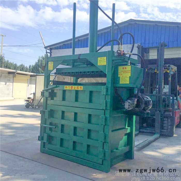 自动推包纸箱打包机 废弹簧铁管压缩打包机 宇佳废品站压包机图4