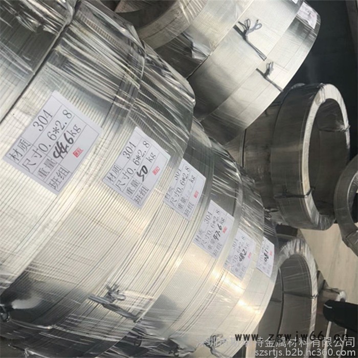 301H不锈钢扁线 1.0 2.0 3.0mm特硬不锈钢扁线 不锈钢扁丝 不锈钢弹簧扁线图4