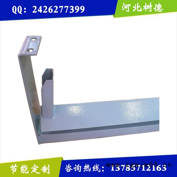 河北树德DTII型钢管托辊架 弹簧板式缓冲托滚支架 V形托辊支架 品字托辊支架 稳固耐用图5