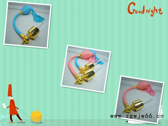 ODM直销五金香水瓶气囊喷头、锌合金电镀颜色香水喷头图3