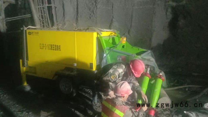 耿力支护GLSP-D-16C双喷头液压湿喷机 双喷头湿喷机优点