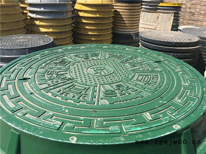 烟台鸿硕玻璃钢井盖 雨水井盖 圆形井盖 污水井盖图4