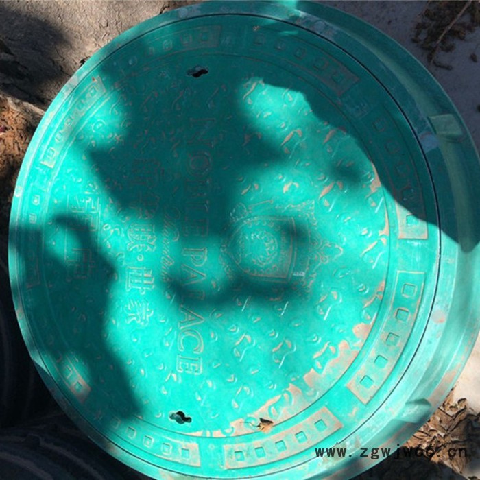 嘉兴 玻璃钢圆形井盖 鸿硕玻璃钢纤维井盖 玻璃钢通讯检查用井盖图5