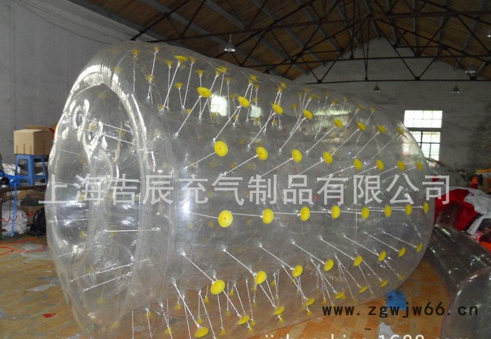 充气水上滚筒球/彩色滚筒球/PVC滚筒球/价格图3
