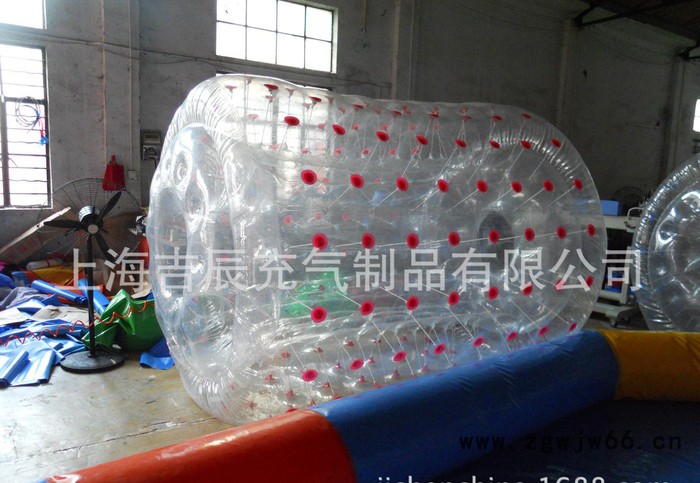 充气水上滚筒球/彩色滚筒球/PVC滚筒球/价格图2