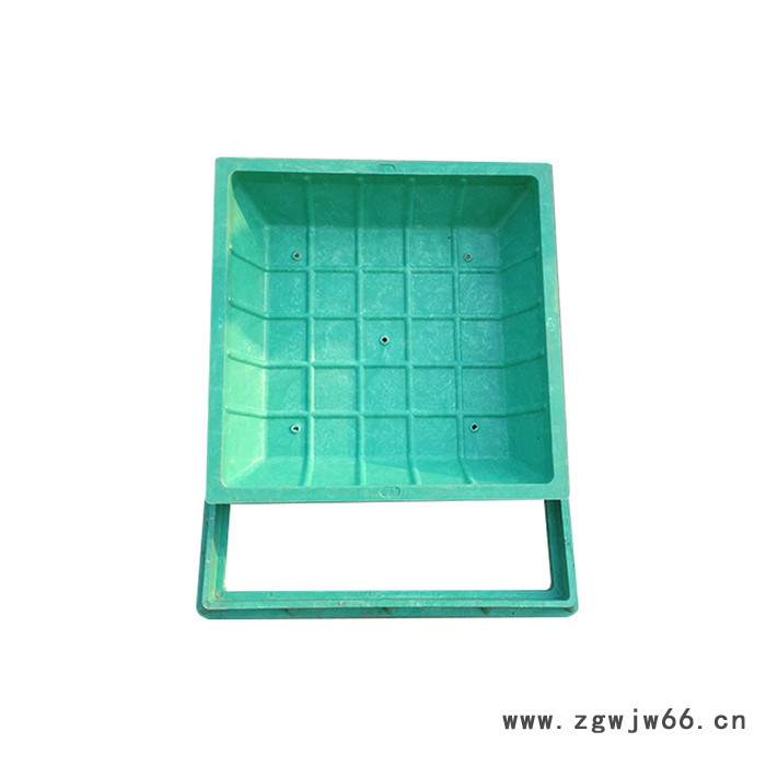 岳峰种植井盖草盆井盖smc方形600*600隐形井盖市政绿化图5