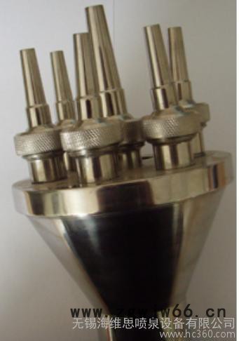 垂直向上喷头 喷泉设备，音乐喷泉。海维思**