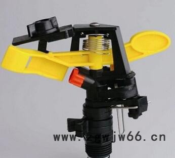 塑料摇臂园艺喷头4分6分塑料可控摇臂旋转式喷头/可调360度图3