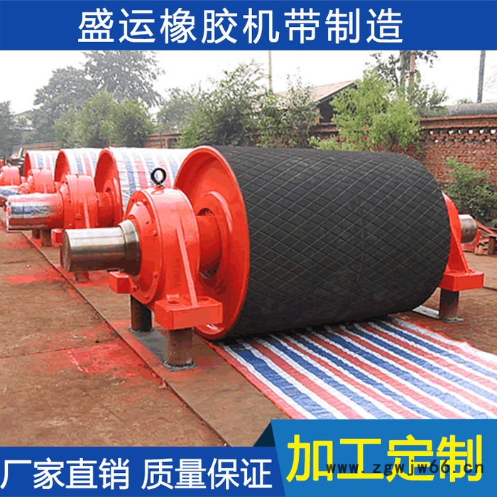 外装式电动滚筒 改向滚筒 矿用电动 库存现货 滚筒定制主动滚筒图2