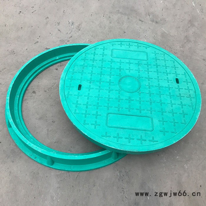 双层井盖复合树脂高承重圆形井盖带内子盖高强度井盖支持定制直径750*60mm山东淄博岳峰井盖厂家图2