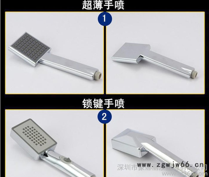 蒙娜丽莎全铜升降淋浴喷头淋浴花洒龙头套装图3