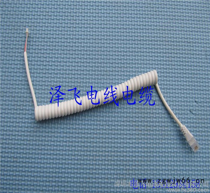 白色弹簧线,**弹簧线,白色**弹簧线,白色**弹簧线、8芯、10图2