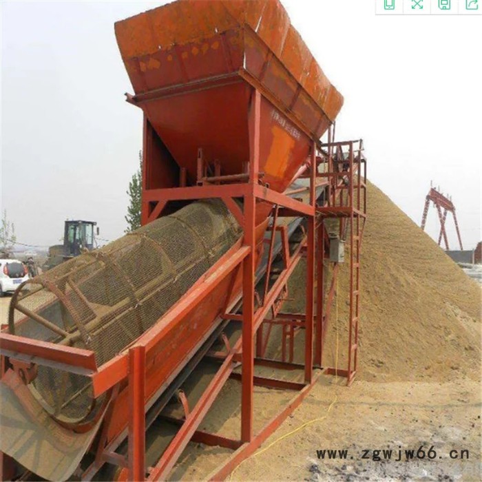 滚筒式筛沙机 大型滚筒筛 分级滚筒筛 圆振动筛 滚筒筛可订制