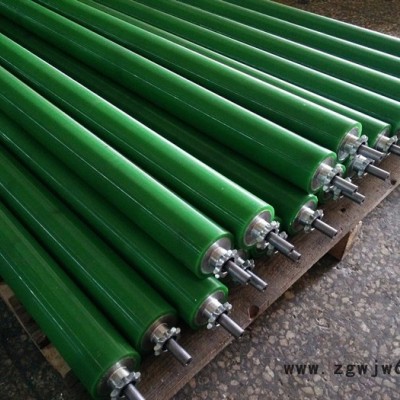 流水线滚筒包胶，滚筒包胶 包胶滚筒 PU包胶滚筒 无动力滚筒包胶