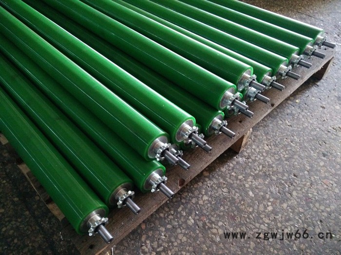 流水线滚筒包胶，滚筒包胶 包胶滚筒 PU包胶滚筒 无动力滚筒包胶图2