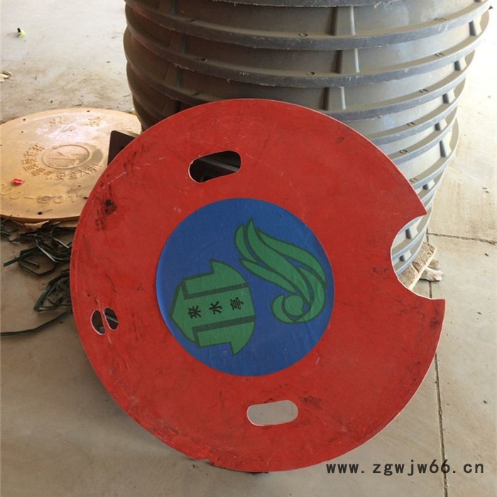 浙江玻璃钢井盖 鸿硕玻璃钢圆形井盖 玻璃钢通讯井盖图7