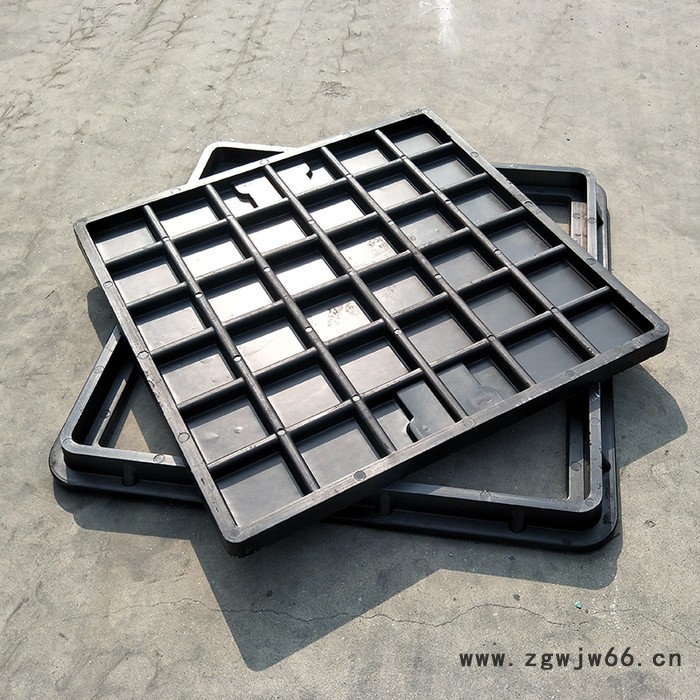 重型树脂复合井盖方形路灯阀门电力手孔沙井盖古力井盖高分子井盖山东淄博岳峰井盖厂家800*800*40mm支持定制图2