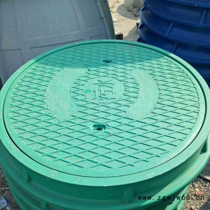 市政检查井井盖 万诚 玻璃钢纤维井盖 复合雨水井盖图7