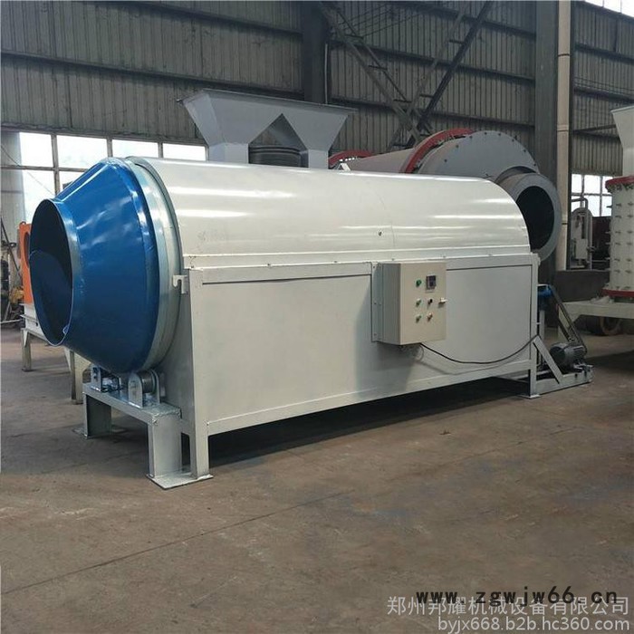 面粉滚筒炒料机  不锈钢滚筒炒料机  邦耀650型滚筒炒料机图8