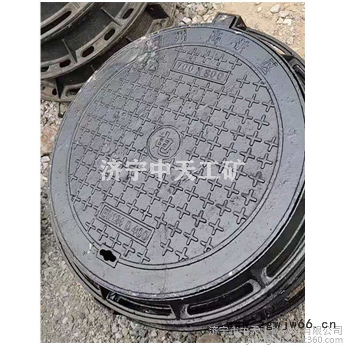 方形井盖 韧性好 市政井盖 强度高  圆形井盖 铸铁篦子 防沉降井盖图2