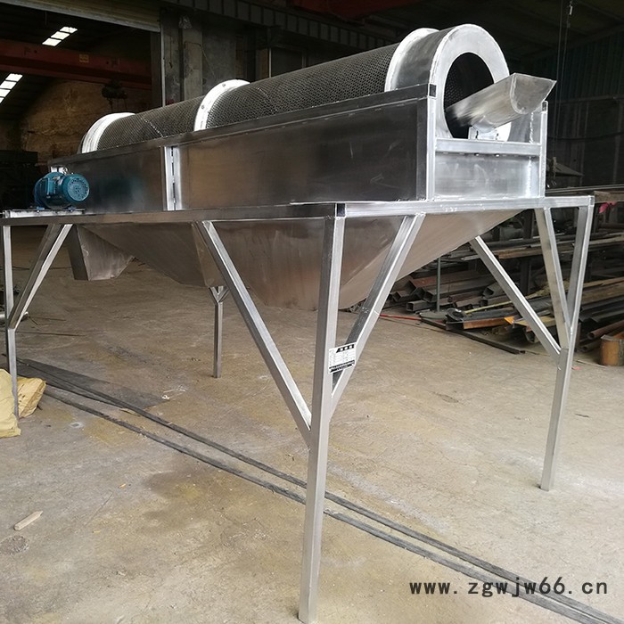 中谦 滚筒筛 无轴滚筒筛 节能滚筒筛 滚筒筛沙机涿州图8