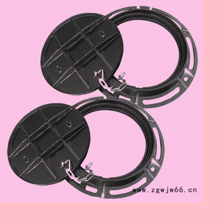 四川污水井盖博涵雨水双层井盖600铸铁井盖图2