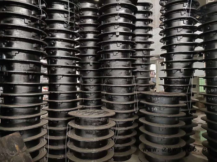 厂家供应球墨铸铁井盖 雨水污水圆形井盖 市政下水道排水井盖现货重型 污水井盖图5