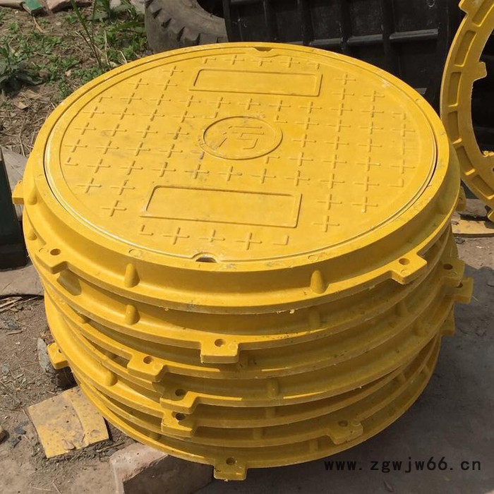四平 市政检查井井盖 万诚 玻璃钢雨水篦子 排水板电力井盖图8