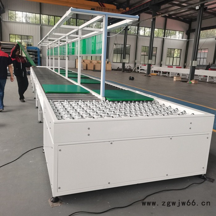 德拓滚筒输送线 物流输送动力滚筒输送机 箱包卸货分拣滚筒线图5