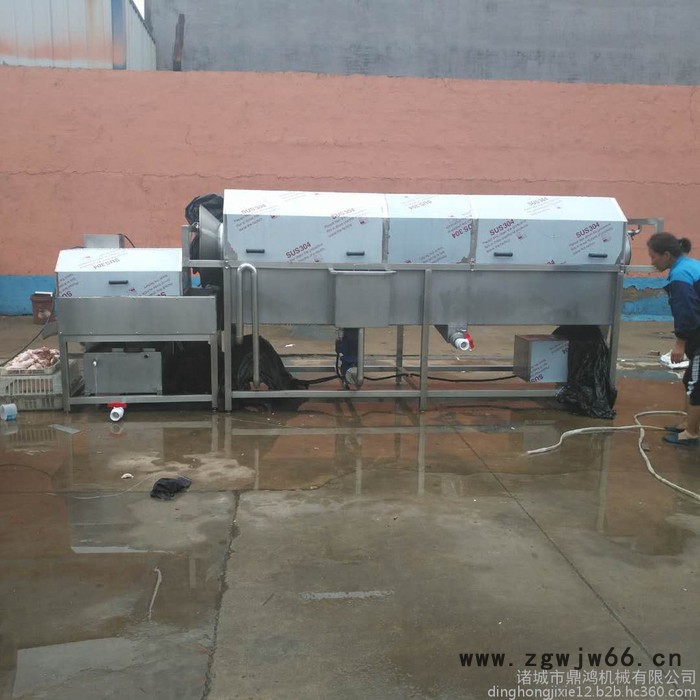 鼎鸿牌TQX-2000型山楂滚筒清洗机 松子滚筒清洗机 多功能滚筒清洗设备图3